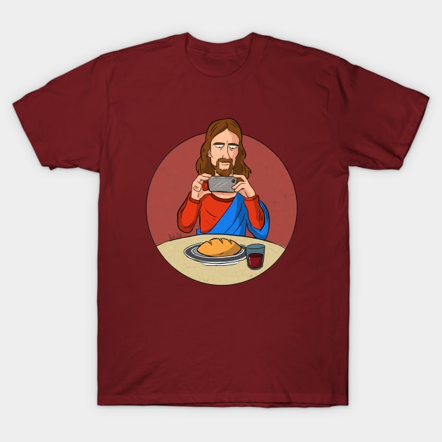 Last Supper Foodstagram T-Shirt by DaneDav